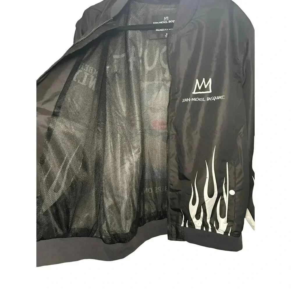 NWT Members Only Jean-Michael Basquiat Men’s Mona Lisa Aviator Windbreaker Large